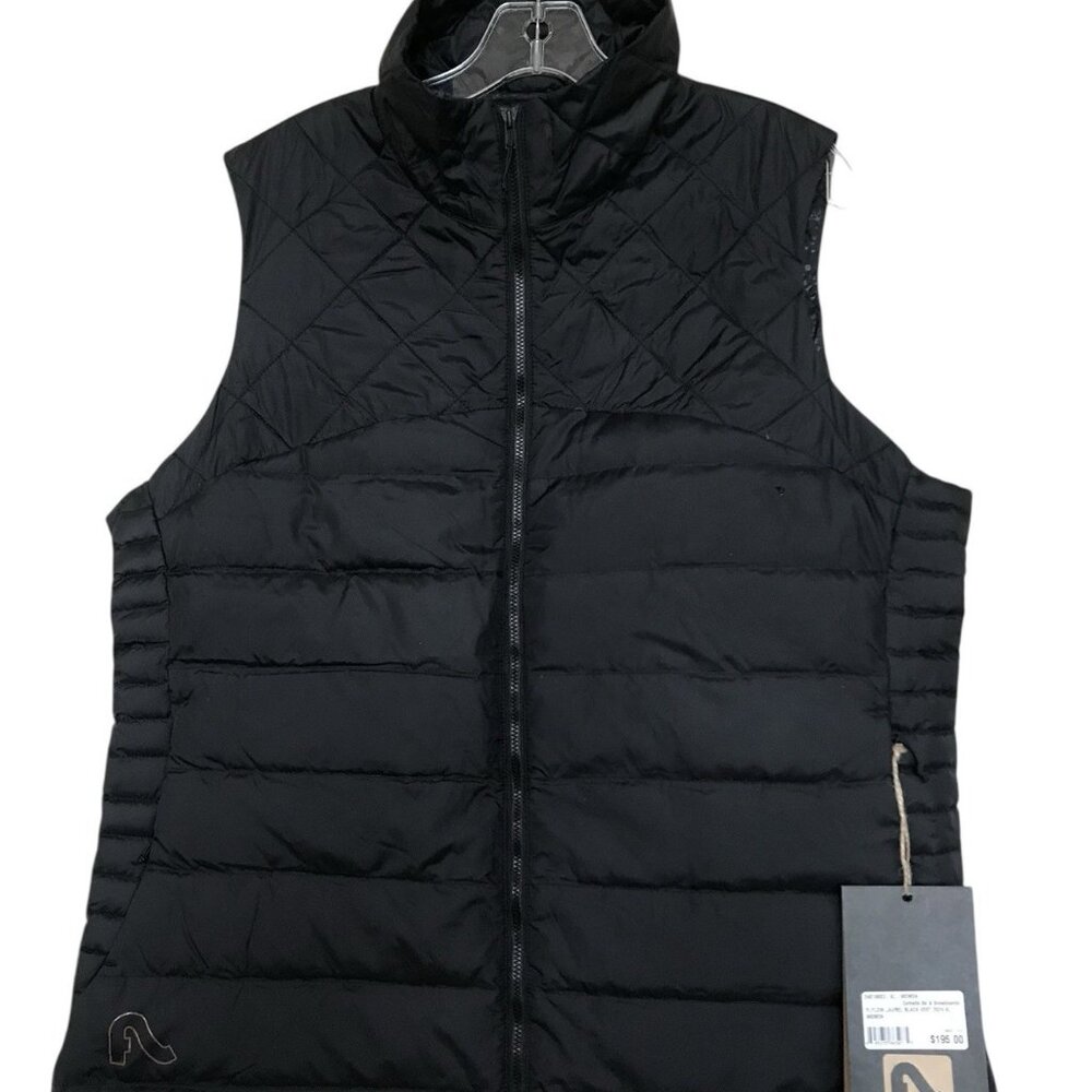 FLYLOW Vest Womens Size XL‎ Black Quilted
